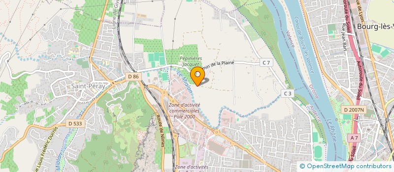 localisation de l'entreprise JD 23 EXPRESS  SAINT-PERAY