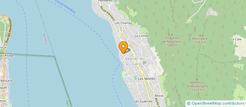 localisation de l'entreprise JD  VEYRIER-DU-LAC