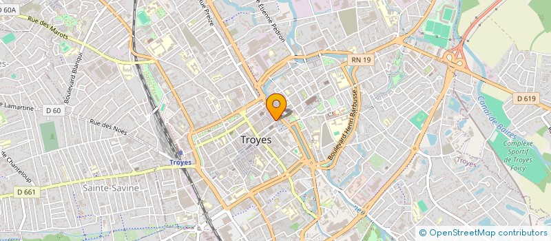 localisation de l'entreprise JD à TROYES