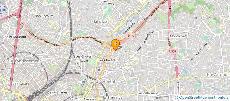 localisation de l'entreprise JD à MARSEILLE