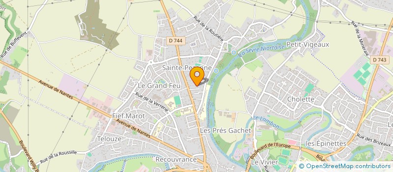 localisation de l'entreprise JD  NIORT