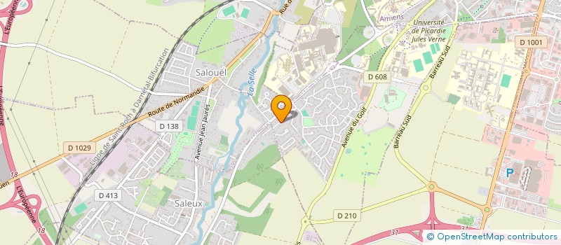 localisation de l'entreprise JD  SALOUEL