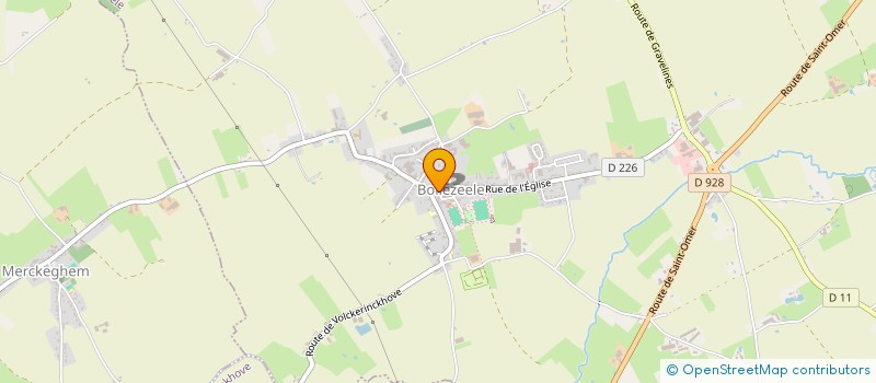 localisation de l'entreprise JD  BOLLEZEELE