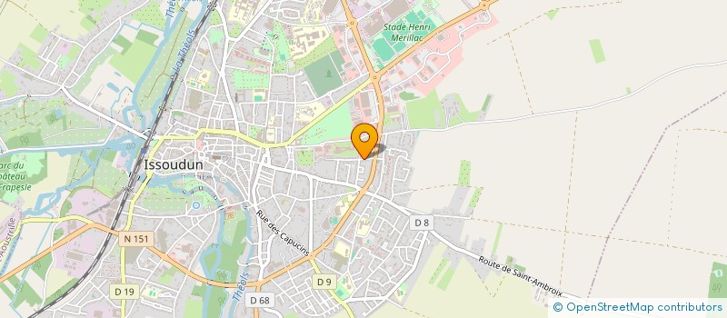 localisation de l'entreprise JD AL' à ISSOUDUN