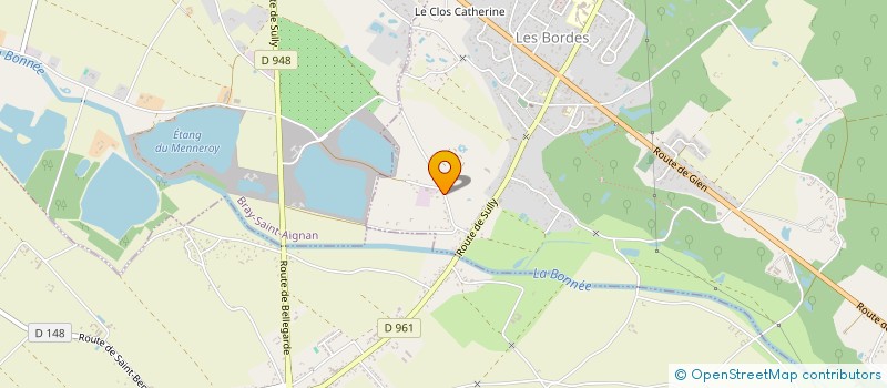 localisation de l'entreprise JD AMENAGEMENTS à LES BORDES