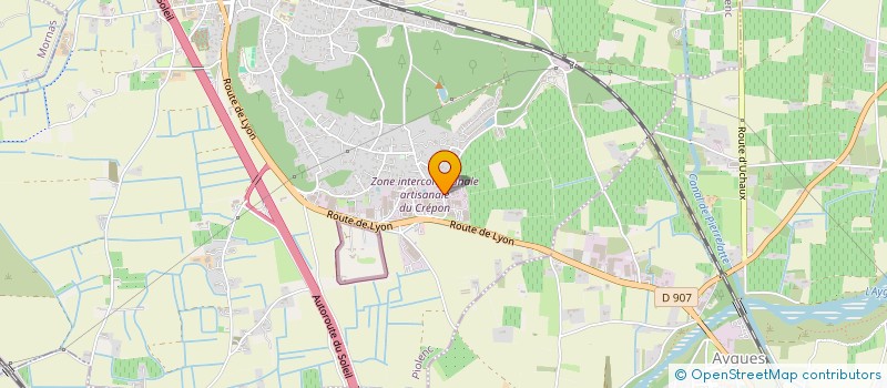 localisation de l'entreprise JD ARCHERIE  PIOLENC