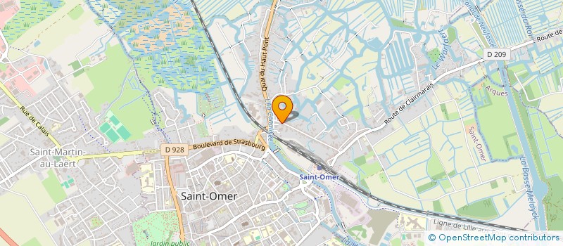 localisation de l'entreprise JD ASSURANCES CONSEILS  SAINT-OMER