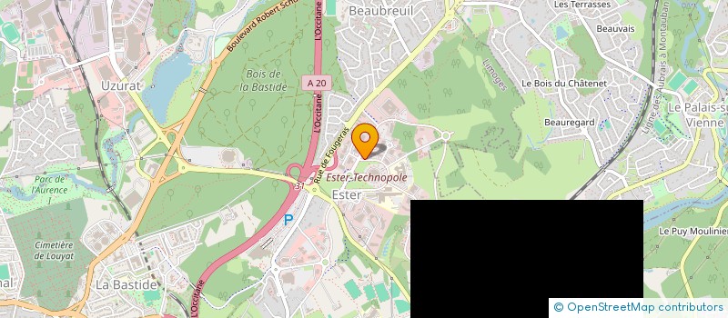 localisation de l'entreprise JD AUDIT à LIMOGES