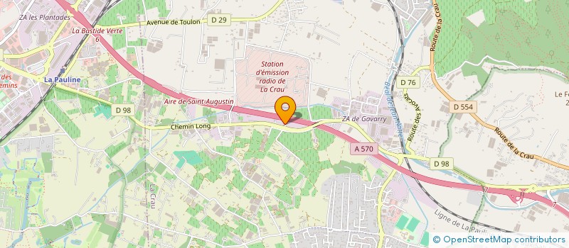 localisation de l'entreprise JD AUTOMOBILES  LA CRAU