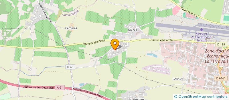 localisation de l'entreprise JD BATIMENT à CARCASSONNE