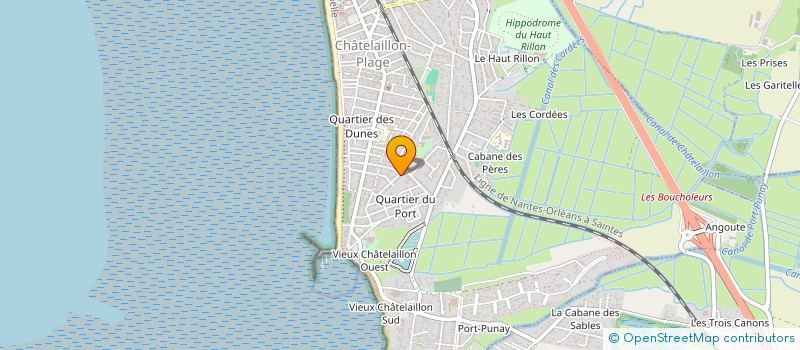 localisation de l'entreprise JD BEAUX JARDINS à CHATELAILLON-PLAGE