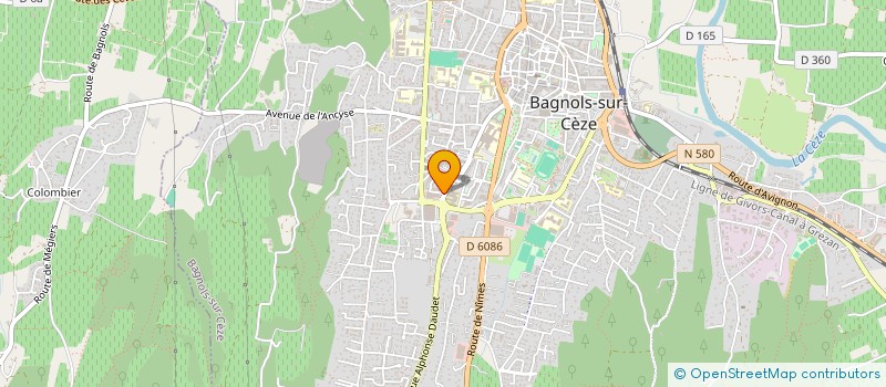 localisation de l'entreprise JD CANYONING  BAGNOLS-SUR-CEZE