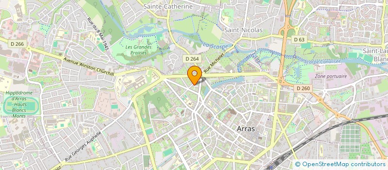 localisation de l'entreprise JD CAPITAL à ARRAS