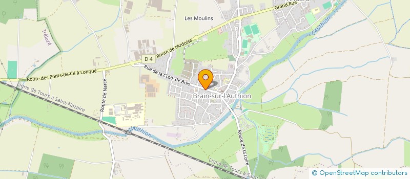 localisation de l'entreprise JD CHRONO COURSES à LOIRE-AUTHION