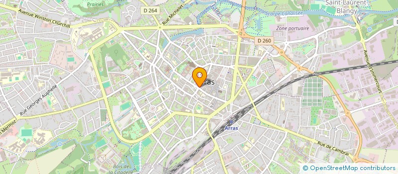 localisation de l'entreprise JD CITY à ARRAS