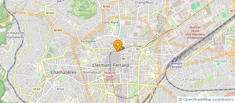 localisation de l'entreprise JD CLERIMMO  CLERMONT-FERRAND