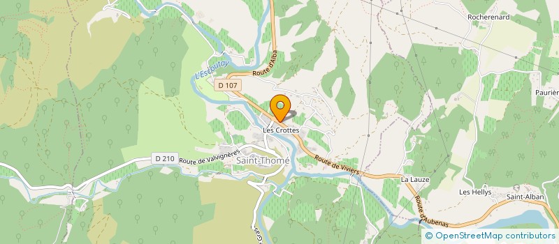 localisation de l'entreprise JD CLIM 07  SAINT-THOME