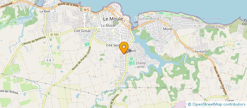 localisation de l'entreprise JD CONCEPT SAS à LE MOULE