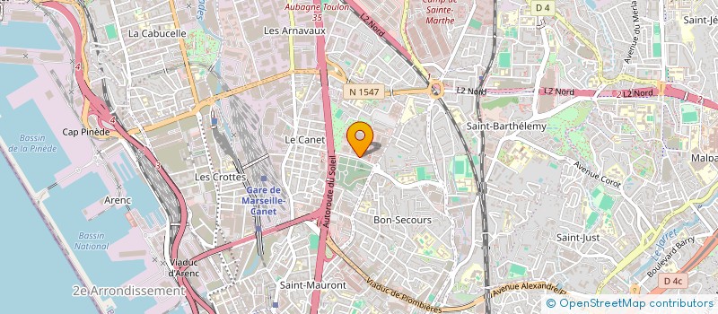 localisation de l'entreprise JD CONCEPTION à MARSEILLE