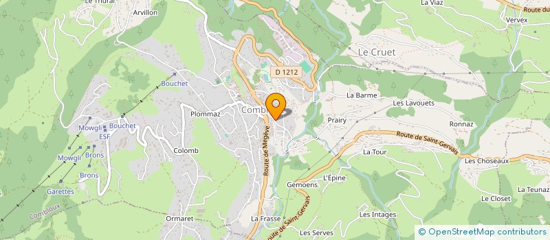 localisation de l'entreprise JD CONSTRUCTION BETON  COMBLOUX