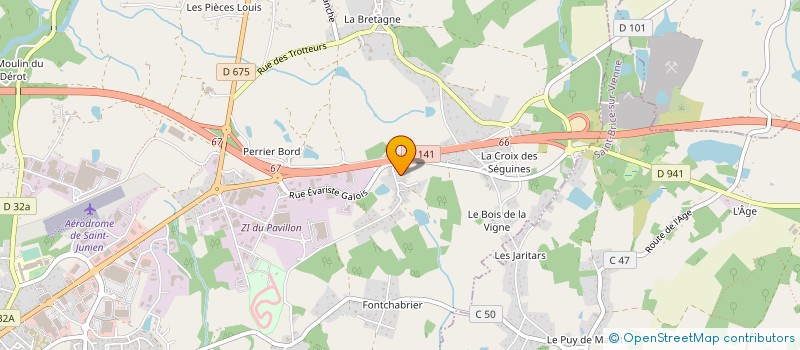 localisation de l'entreprise JD CONSULTANTS à SAINT-JUNIEN