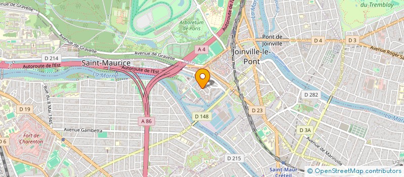 localisation de l'entreprise JD CONSULTING à SAINT-MAURICE