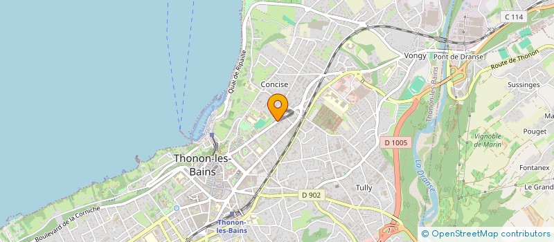 localisation de l'entreprise JD CONSULTING à THONON-LES-BAINS
