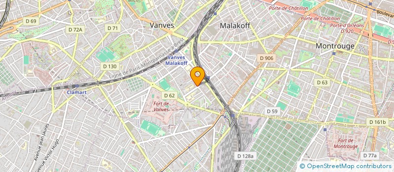 localisation de l'entreprise JD CONSULTING  MALAKOFF