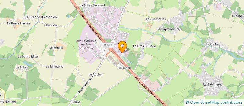 localisation de l'entreprise JD CONTROLE TECHNIQUE  VIGNEUX-DE-BRETAGNE