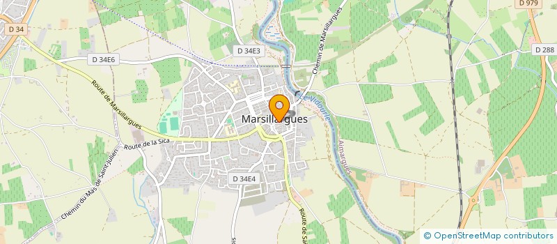 localisation de l'entreprise JD CUISINE à MARSILLARGUES