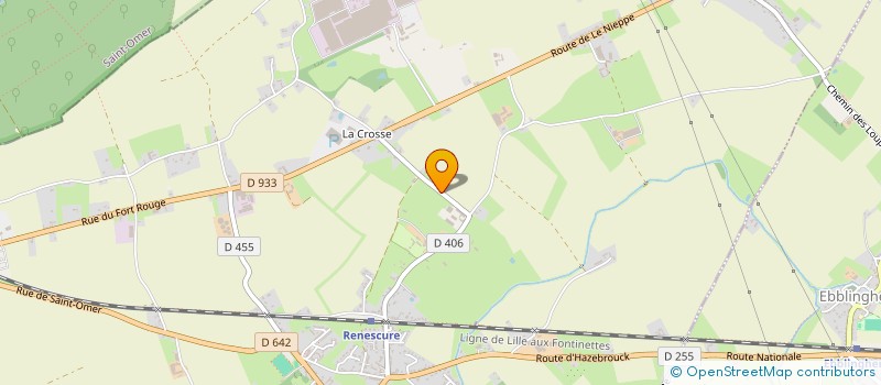 localisation de l'entreprise JD& D  RENESCURE