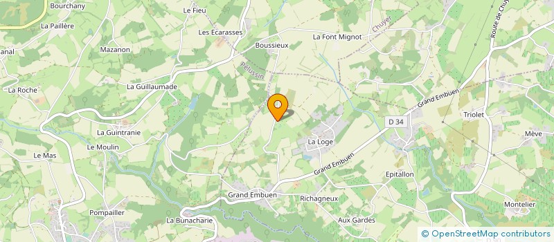 localisation de l'entreprise JD. DEGUITRE DEVELOPPEMENT à CHAVANAY