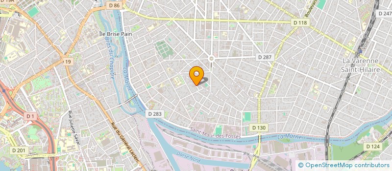 localisation de l'entreprise JD-DESIGN à SAINT-MAUR-DES-FOSSES