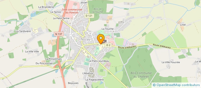 localisation de l'entreprise JD DISTRIBUTION à NOZAY