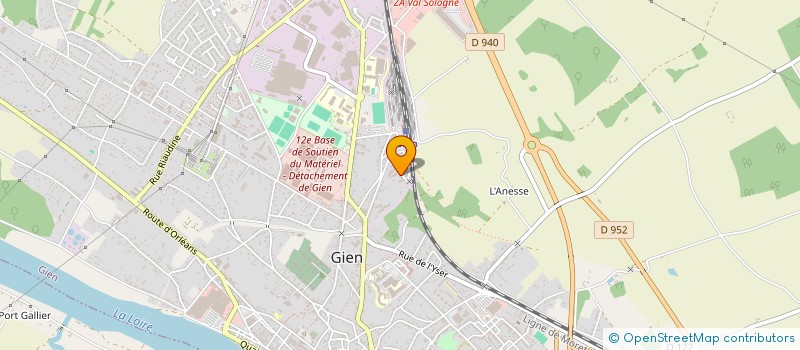 localisation de l'entreprise JD DISTRIBUTION à GIEN