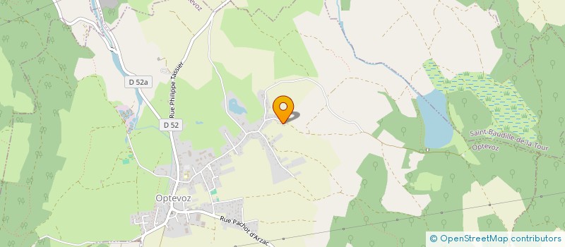 localisation de l'entreprise JD ELEC  OPTEVOZ