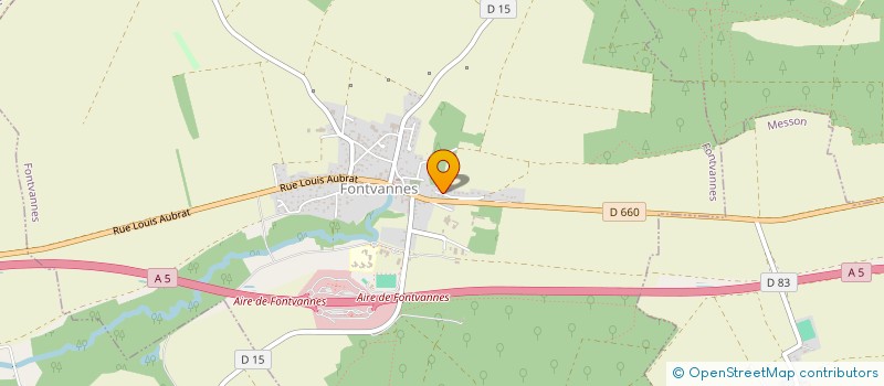 localisation de l'entreprise JD'ELEC  FONTVANNES