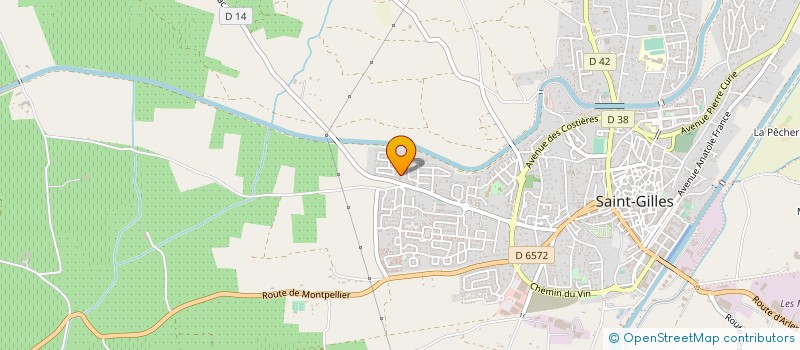 localisation de l'entreprise JD ENERGIE à SAINT-GILLES