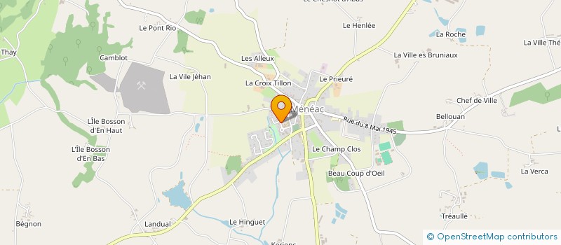 localisation de l'entreprise JD ENVIRONNEMENT à SAINT-MALO-DES-TROIS-FONTAINES
