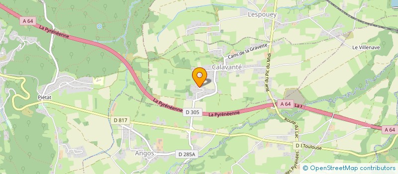 localisation de l'entreprise JD GARAGE  LESPOUEY