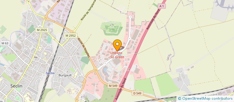 localisation de l'entreprise JD GESTION  SECLIN