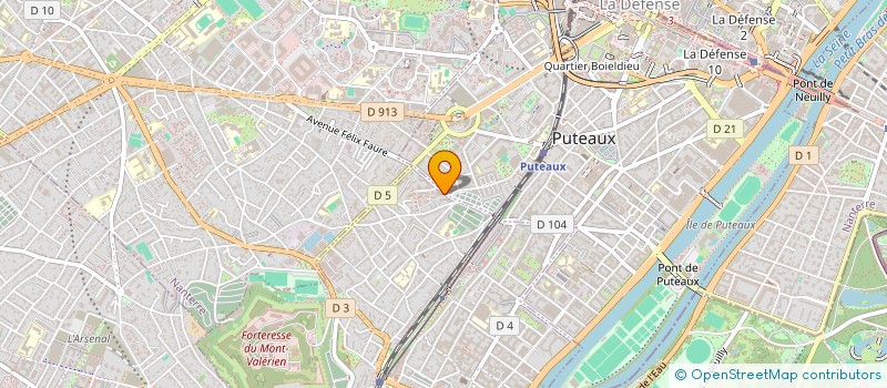 localisation de l'entreprise JD HOAREAU à SURESNES