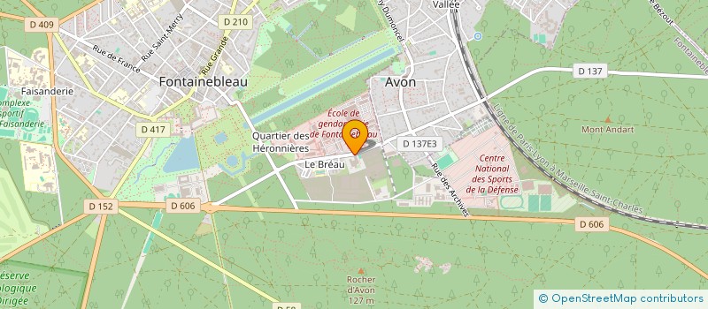 localisation de l'entreprise JD HOLDING à FONTAINEBLEAU