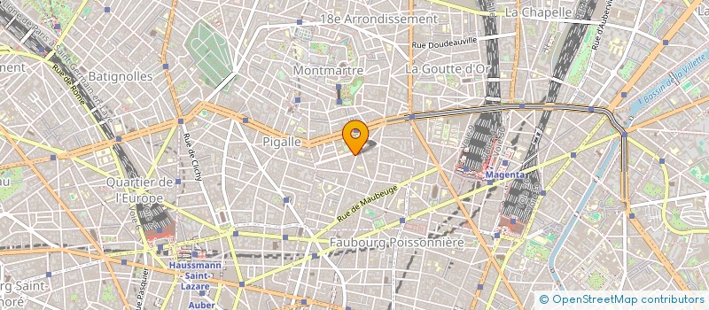 localisation de l'entreprise JD HOTELS DES GARES ET DES VOYAGES  PARIS