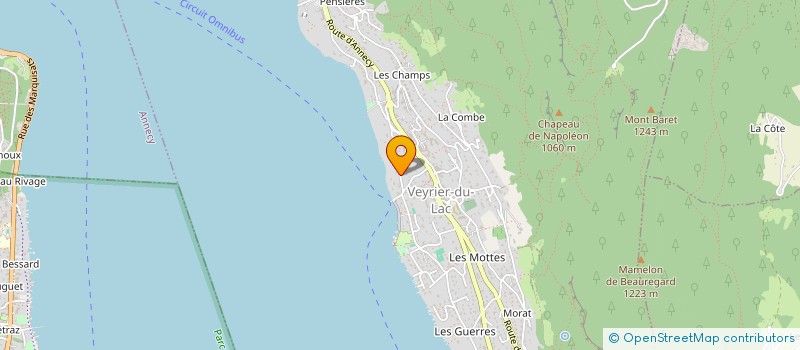 localisation de l'entreprise JD II  VEYRIER-DU-LAC