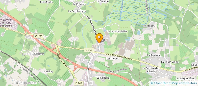 localisation de l'entreprise JD IMMOBILIER  HAUTE-GOULAINE