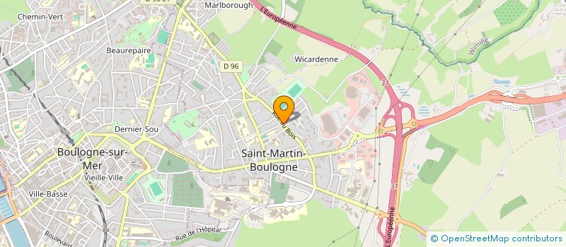 localisation de l'entreprise JD INNOVATION à SAINT-MARTIN-BOULOGNE