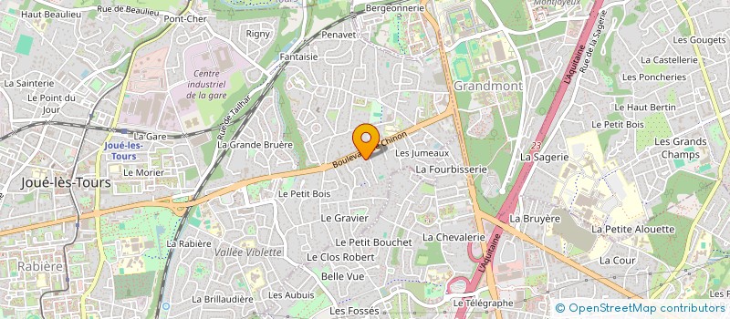 localisation de l'entreprise JD INVEST  JOUE-LES-TOURS