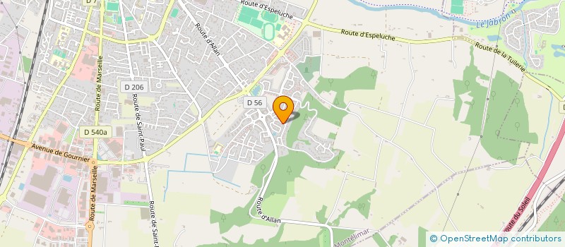 localisation de l'entreprise JD INVEST à MONTELIMAR