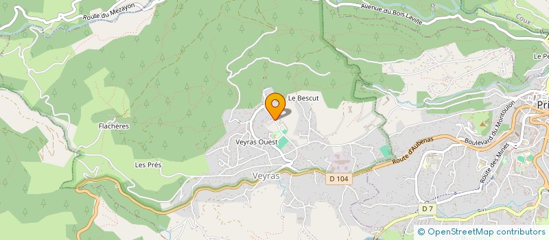 localisation de l'entreprise JD INVESTISSEMENT  VEYRAS